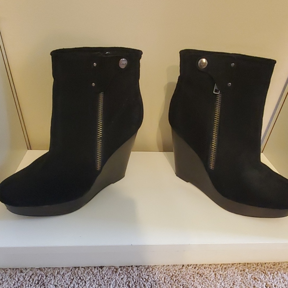 Coach wedge boots